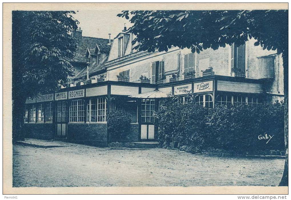 GOURNAY SUR MARNE - ANCIEN RESTAURANT REGNIER. LEGGE,Succr--Teleph.5. - Gournay Sur Marne