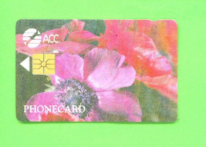 UK - Chip Phonecard/ACC Flower As Scan - Emissions Entreprises