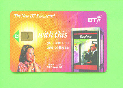 UK - Chip Phonecard/BT Phonebooth £2 - BT Algemeen