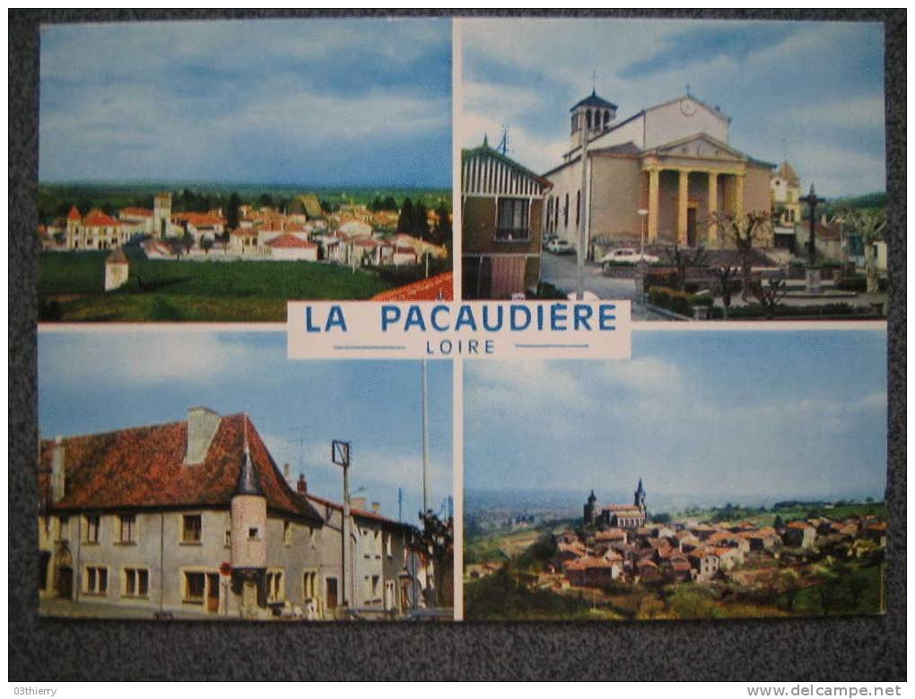 CPSM 42-LA PACAUDIERE-MULTIVUE-1979- - La Pacaudiere