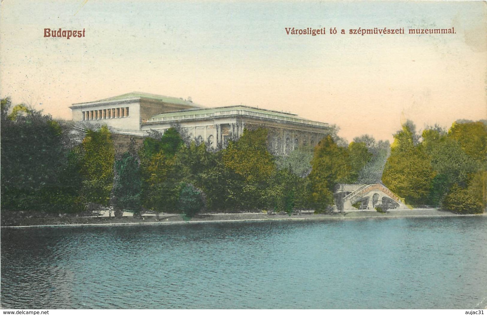 Hongrie - Hungary - Budapest - Varosligeti To A Szepmuveszeti Muzeummal - état - Hongrie