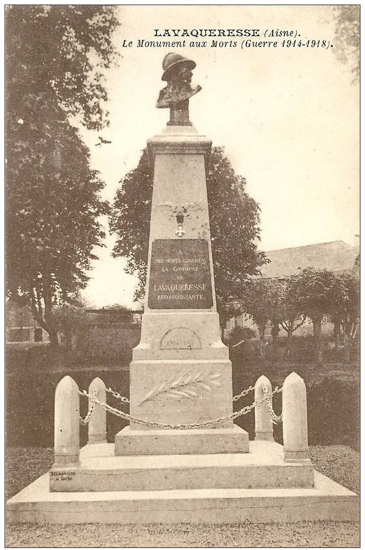 LAVAQUERESSE . MONUMENT AUX MORTS - Autres & Non Classés