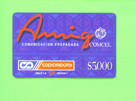 COLOMBIA - Remote Phonecard As Scan - Colombia