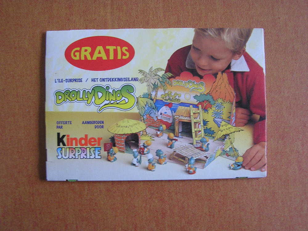 DIORAMA KINDER L ILE SURPRISE POUR LES DROLLY DINOS  Dioramen - Ü-Ei