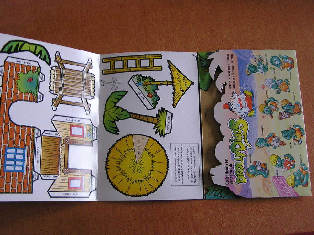 DIORAMA KINDER L ILE SURPRISE POUR LES DROLLY DINOS  Dioramen - Maxi (Kinder-)