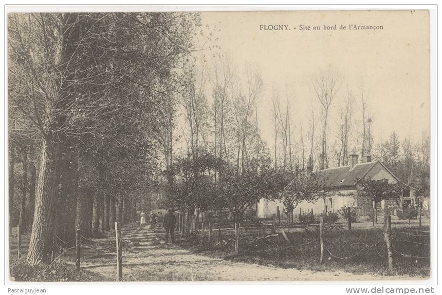 CPA FLOGNY - SITE AU BORD DE L'ARMANÇON - Flogny La Chapelle