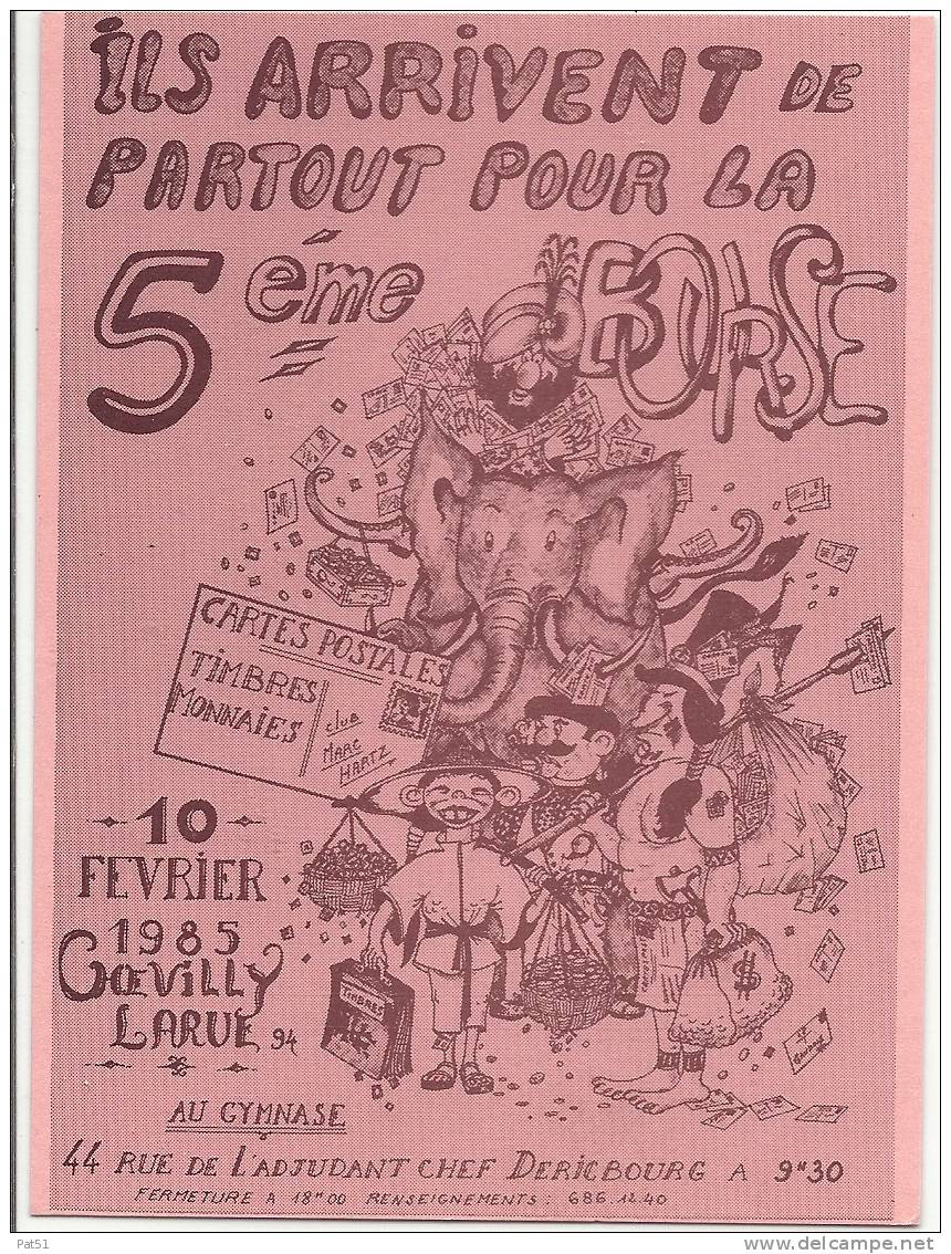94 - Chevilly Larue  :5 ème Salon De La Carte Postale - 1985 - Chevilly Larue