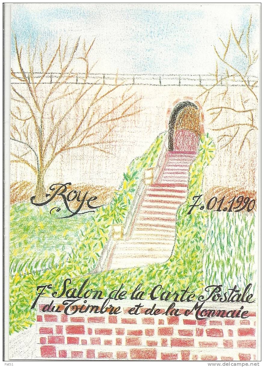 80 - Roye : 7ème Salon De La Carte Postale - 1990 - Roye