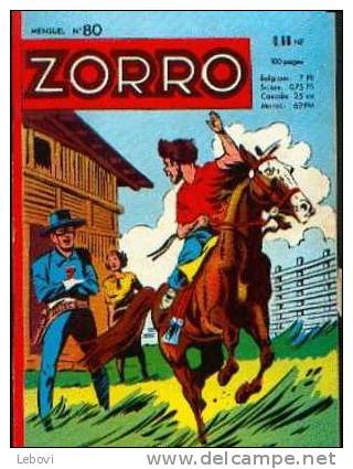 "Zorro Mensuel" N° 80 Du 12/1961 - Zorro