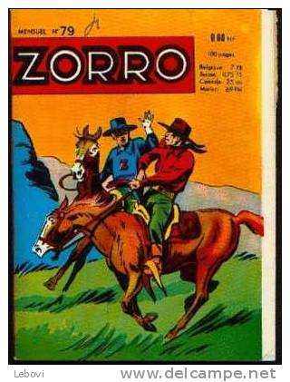 "Zorro Mensuel" N° 79 Du 11/1961 - Zorro