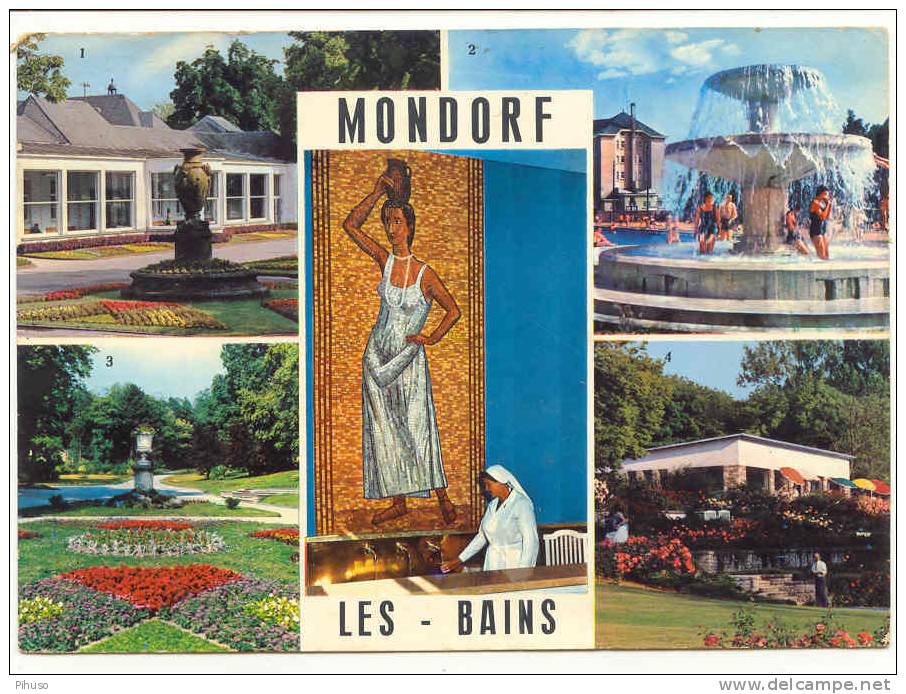 L679  MONDORF-LES-BAINS : 5-picture Postcard - Mondorf-les-Bains