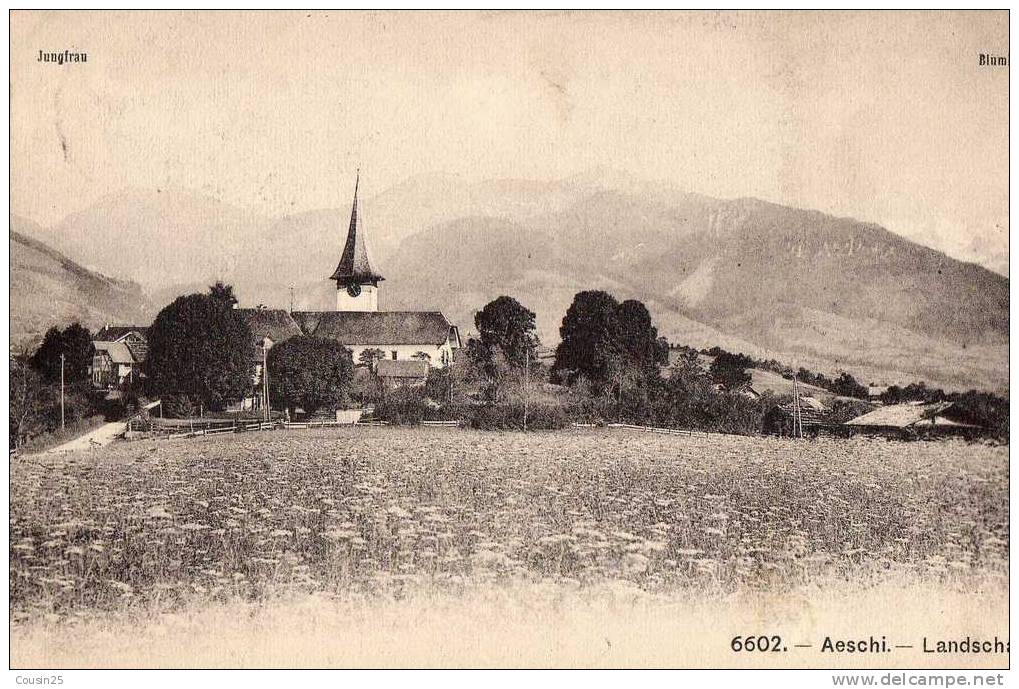 SUISSE - AESCHI - Landschaft - Aeschi Bei Spiez