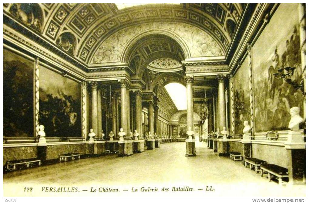 FRANCE / VERSAILLES - LE CHÁTEAU - LA GALERIE Des BATAILLES - Ile-de-France