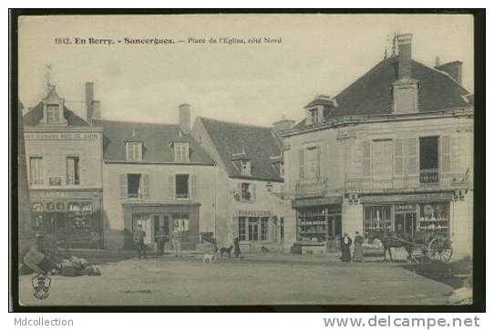 18 SANCERGUES / Place De L'Eglise / - Sancergues