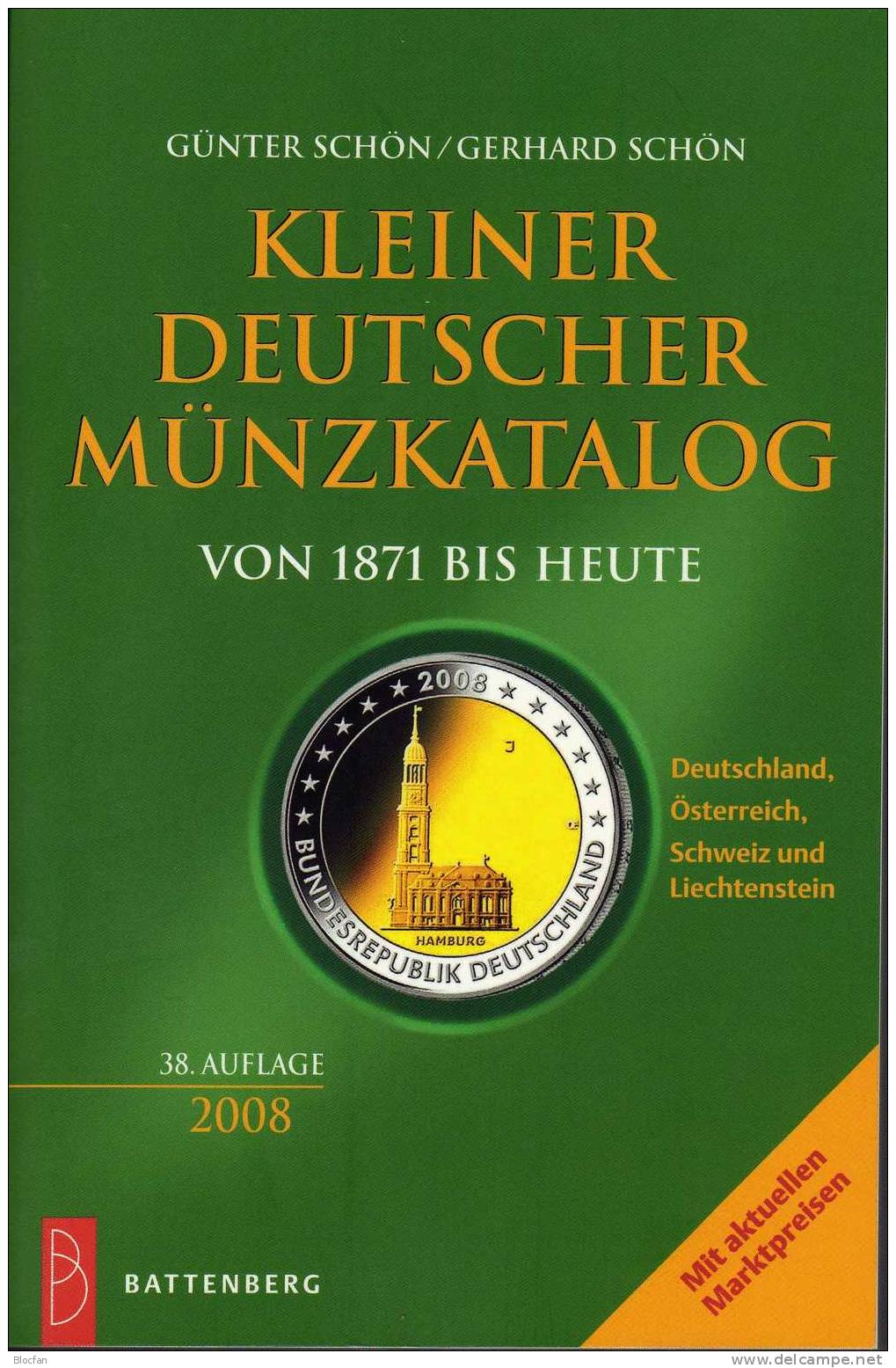 Deutschland Kleiner Münz Katalog 2008 Antiquarisch 15€ Für Numisbriefe+ Numisblätter Numismatica Coins Of Germany - Literatur & Software