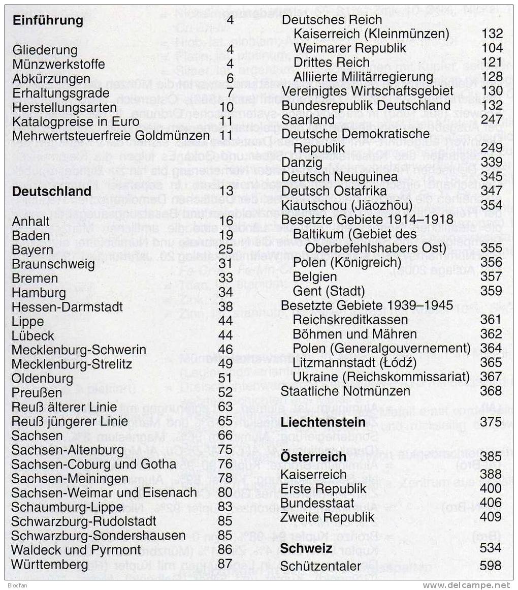 Deutschland Kleiner Münz Katalog 2008 Antiquarisch 15€ Für Numisbriefe+ Numisblätter Numismatica Coins Of Germany - Boeken & Software