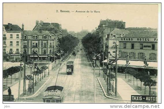 35/ ILLE Et VILAINE... RENNES: Avenue De La Gare - Rennes