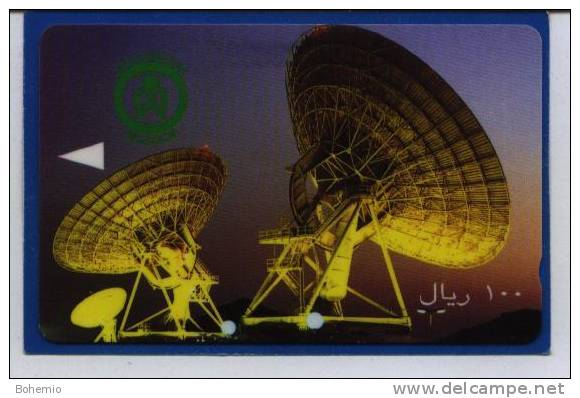 Arabia Saudita Tarjeta Con Antenas - Astronomie