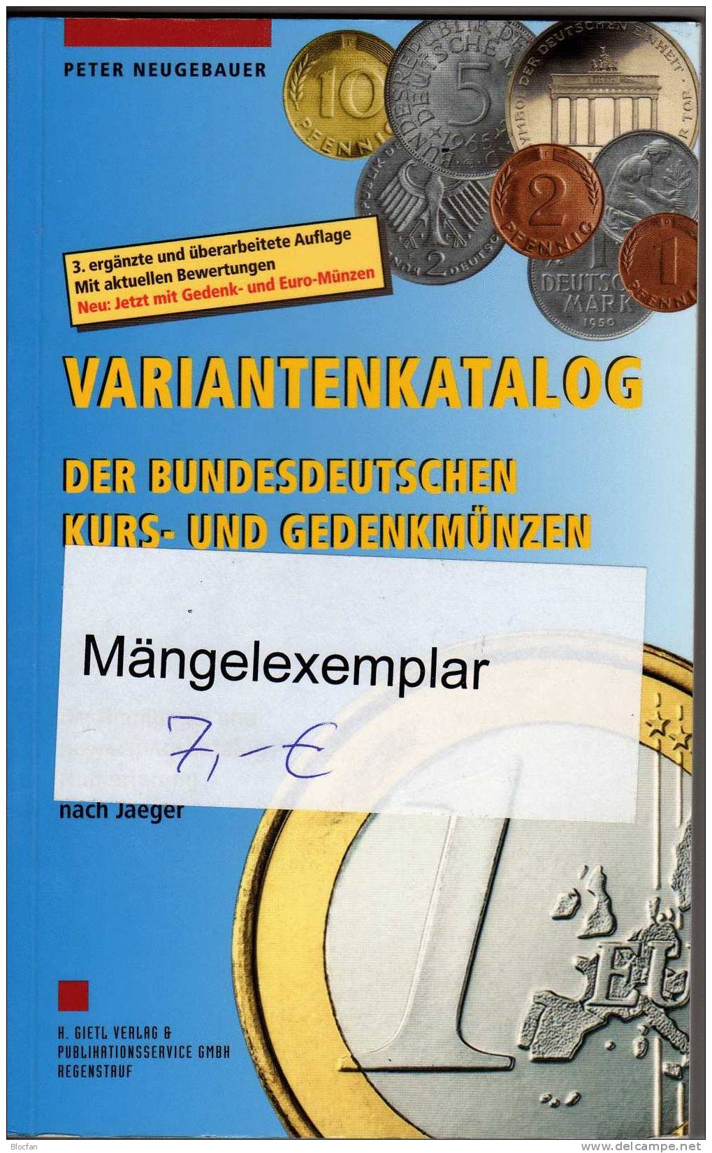 Variantenkatalog 2002 Deutschland Neu 17€ Varianten, Fehlprägungen Kurs-/Gedenkmünzen - Literatur & Software