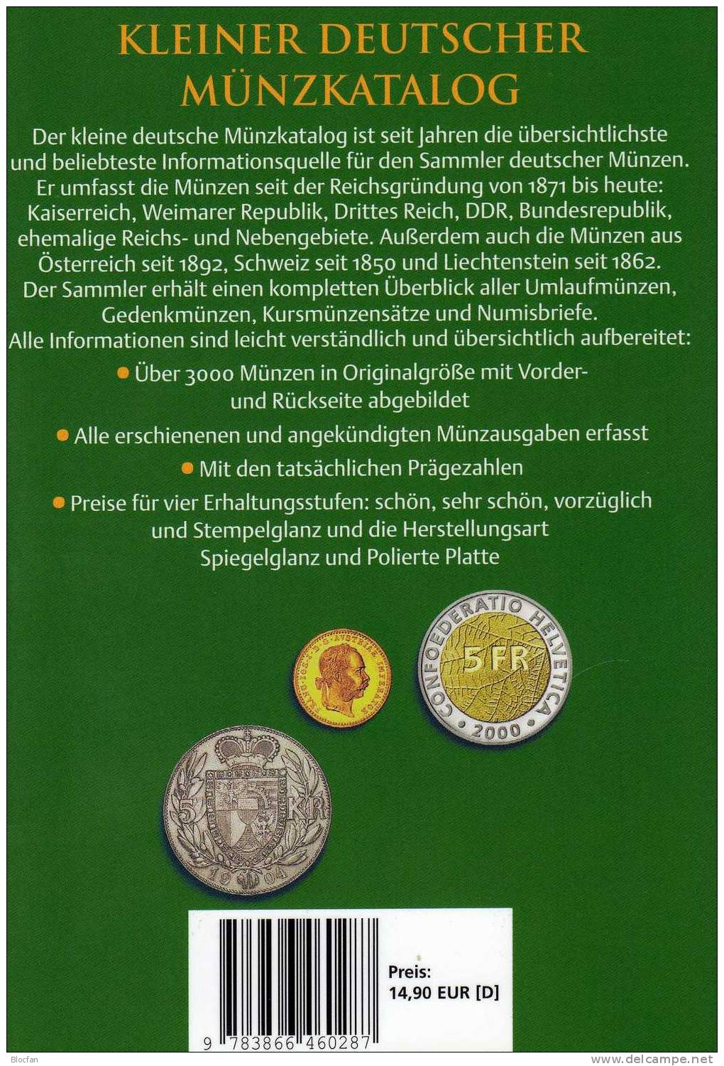 Kleiner Münz Katalog Deutschland 2008 Antiquarisch 15€ Für Numisbriefe+ Numisblätter - Collections