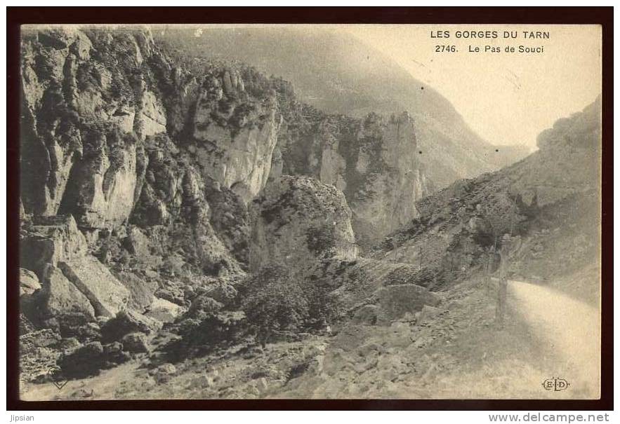 Cpa Du 48 Les Gorges Du Tarn  Le Pas De Souci   A34 - Gorges Du Tarn