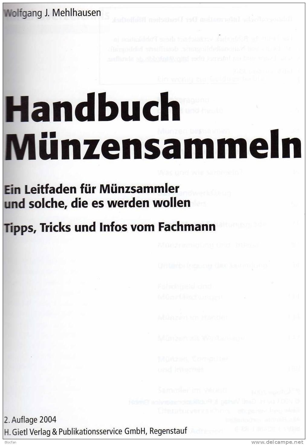 Handbuch Münzensammeln 2004 Deutschland Neu 10€ Varianten, Falschprägungen, Pflege - Literatur & Software