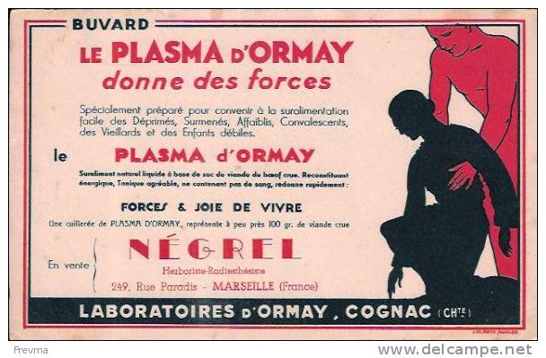 Buvard Le Plasma D'ormay - L