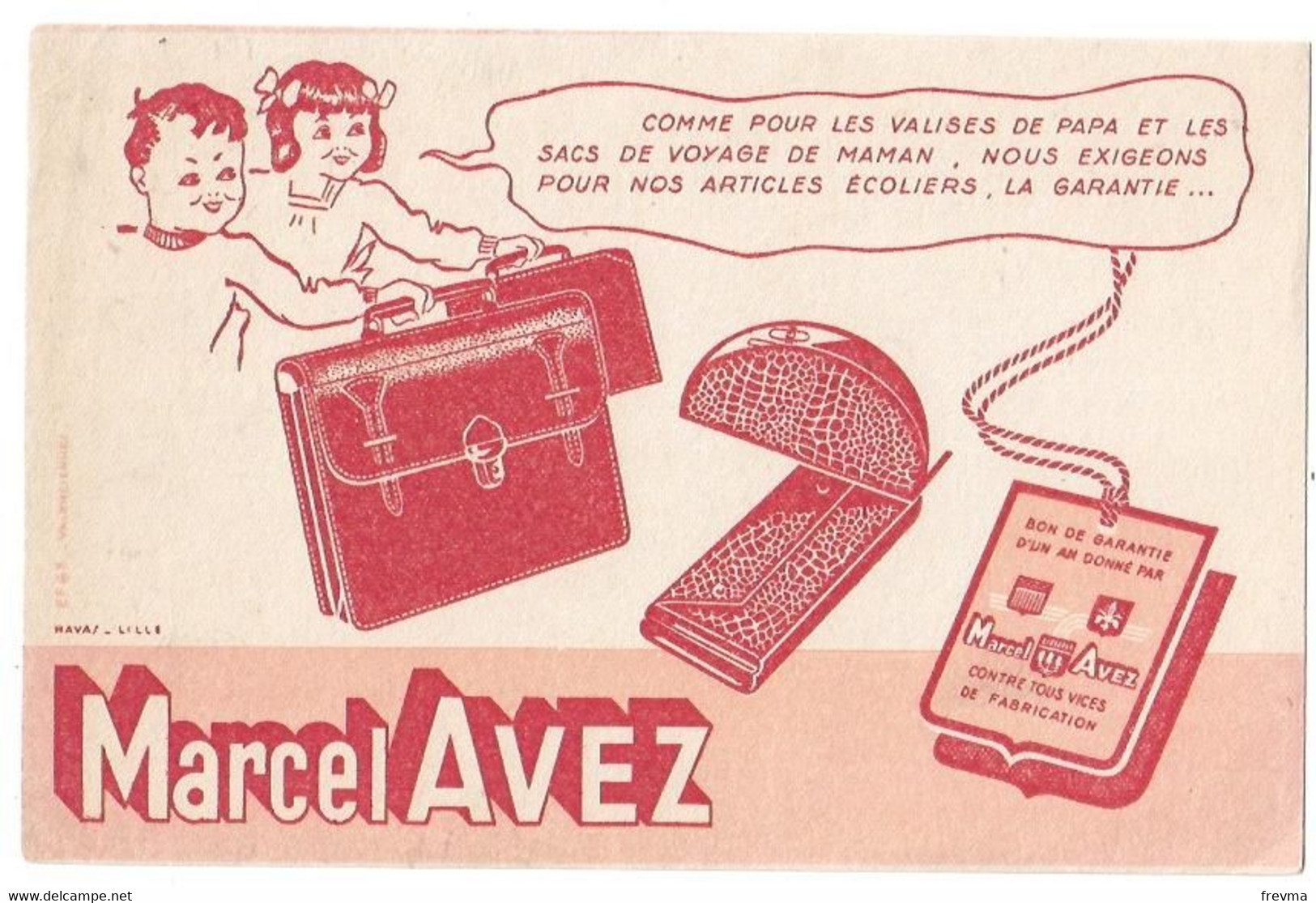 Buvard Marcel Avez Sacs De Voyage - Transport