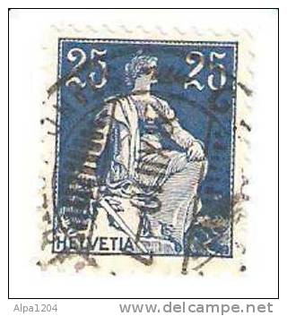 TIMBRE SUISSE - HELVETIA 25 - ANCIEN - OBLITERE - Collections