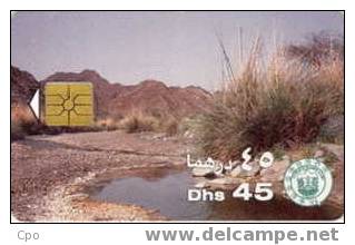 # UAE 3 Valley & Water 45 Gem 01.95  Tres Bon Etat - Ver. Arab. Emirate
