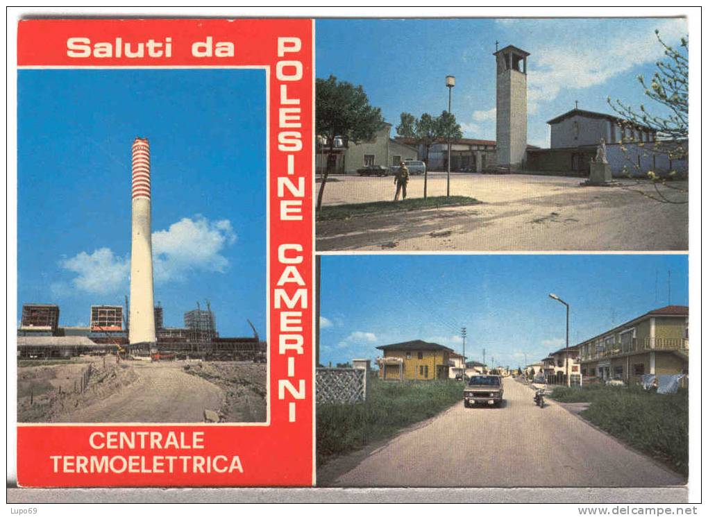 Veneto Rovigo Saluti Da Polesine Camerini Centrale Termoelettrica - Rovigo