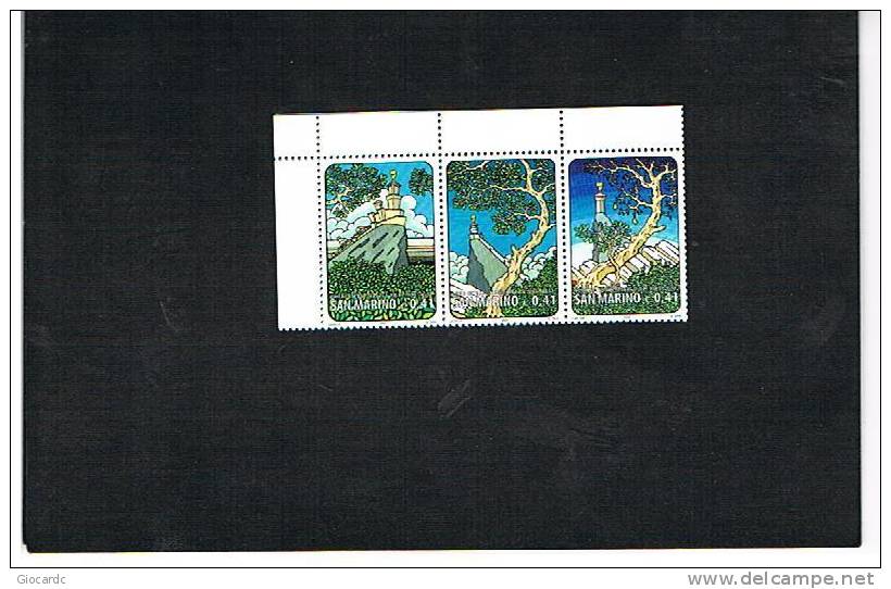 SAN MARINO UNIFIC.1865.1867   2002      ANNO INTERNAZIONALE DELLA MONTAGNA  - NUOVI ** - Unused Stamps