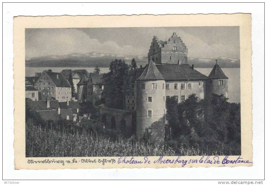 Meersburg Chateau Sur Le Lac De Constance - Meersburg