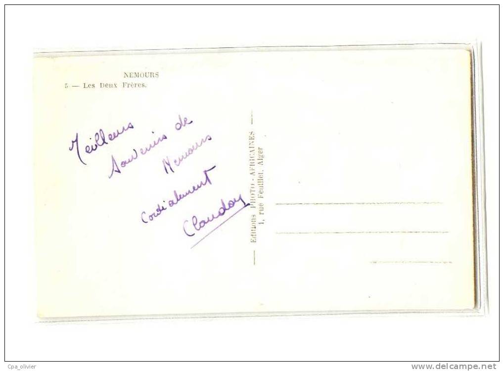 ALGERIE Nemours Rocher Des Deux Frères, Ed EPA 5, CPSM 9x14, 195? - Autres & Non Classés