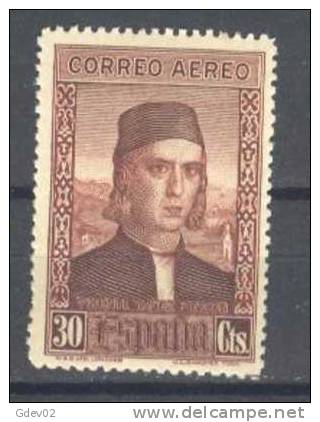 ES553-A516TH-CG. España Spain Espagne.1930(.Ed 553** ) DESCUBRIMIENTO AMERICA AEREO Sin Charnela MUY BONITO - Indiens D'Amérique