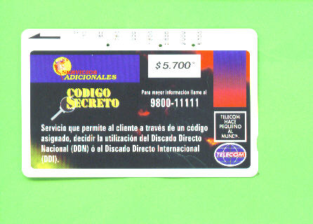 COLOMBIA - Magnetic Phonecard As Scan - Colombia