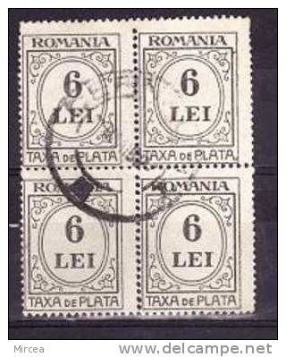 M. 1776 Taxe Bloc De4 Oblitere Cernauti Actuellement Moldavie - Used Stamps