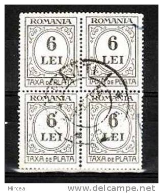 M. 875 Taxe Bloc De4 Oblitere Cernauti Actuellement Moldavie - Used Stamps