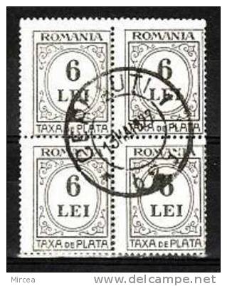 M. 2067  Taxe Bloc De4 Oblitere Cernauti Actuellement Moldavie - Used Stamps