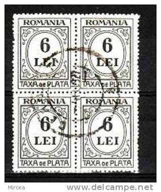 M. 2808 Taxe Bloc De4 Oblitere Cernauti Actuellement Moldavie - Used Stamps