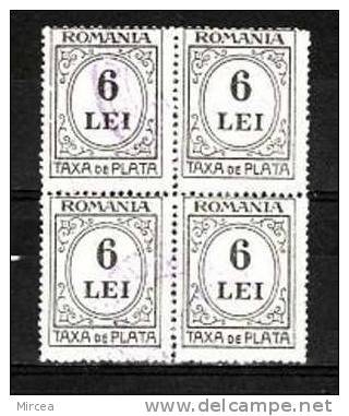 M. 1960 Axe Bloc De4 Oblitere - Used Stamps