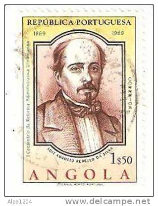 TIMBRE D ANGOLA "REPUBLICA PORTUGUESA" CELEBRITE - Collections