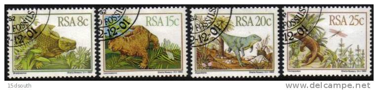 South Africa - 1982 Karoo Fossils Set (o) - Fossiles