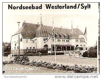 AK 17 Nordseebad Westerland/Sylt Mehrbild 9 Bilder Strand 13.8.63 WESTERLAND Webestempel WESTERLAND ZU JEDER JAHRESZEIT - Sylt