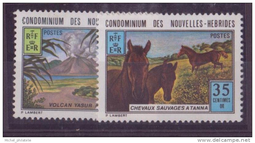 NOUVELLES-HEBRIDES N° 370/71** NEUF SANS CHARNIERE TOURISME - Nuovi