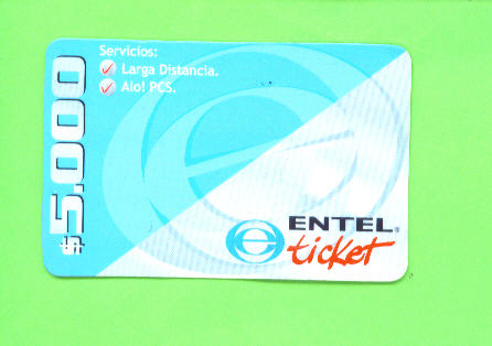 CHILE - Remote Phonecard As Scan - Chile