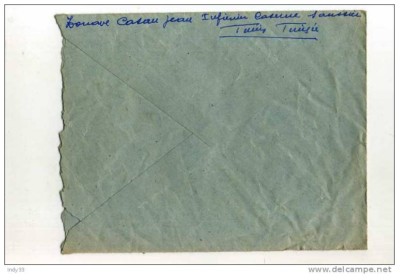 - AFFRANCHISSEMENT SIMPLE SUR ENVELOPPE DE 1950  POUR LA METROPOLE - Lettres & Documents