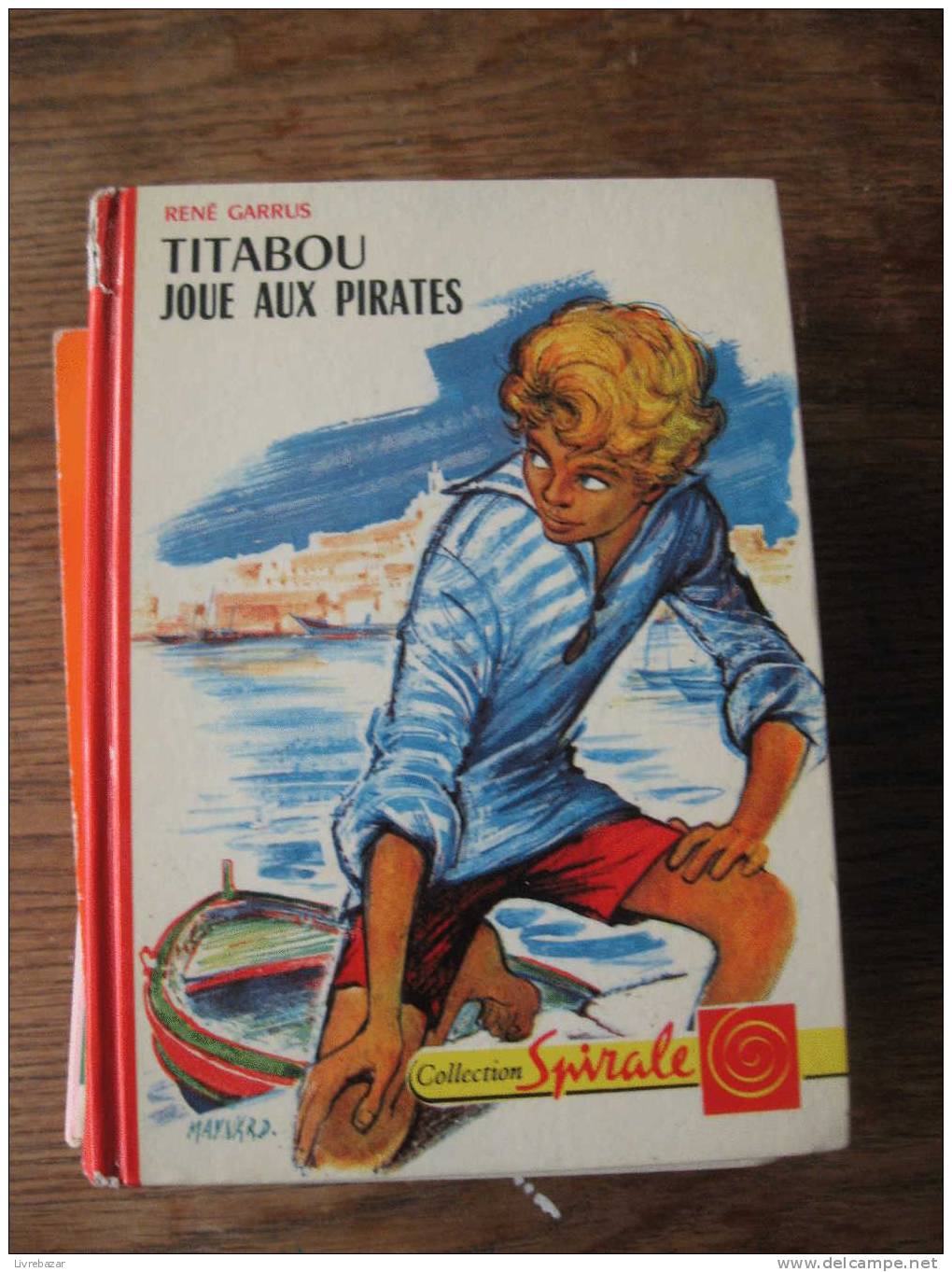 Ancien TITABOU JOUE AUX PIRATES  Illustrations Guy Maynard - Collection Spirale