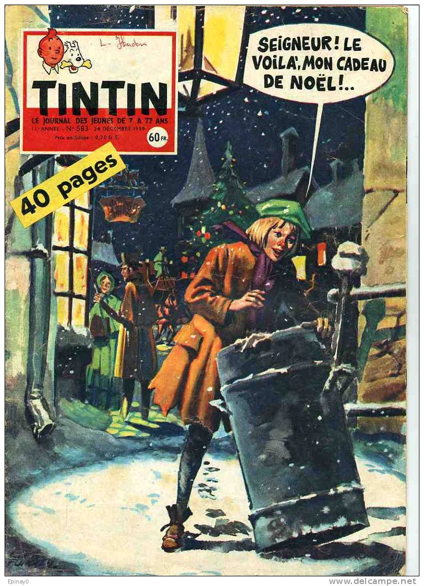 Le Journal De Jeunes TINTIN - Année 1959 - N° 583 - - Tintin