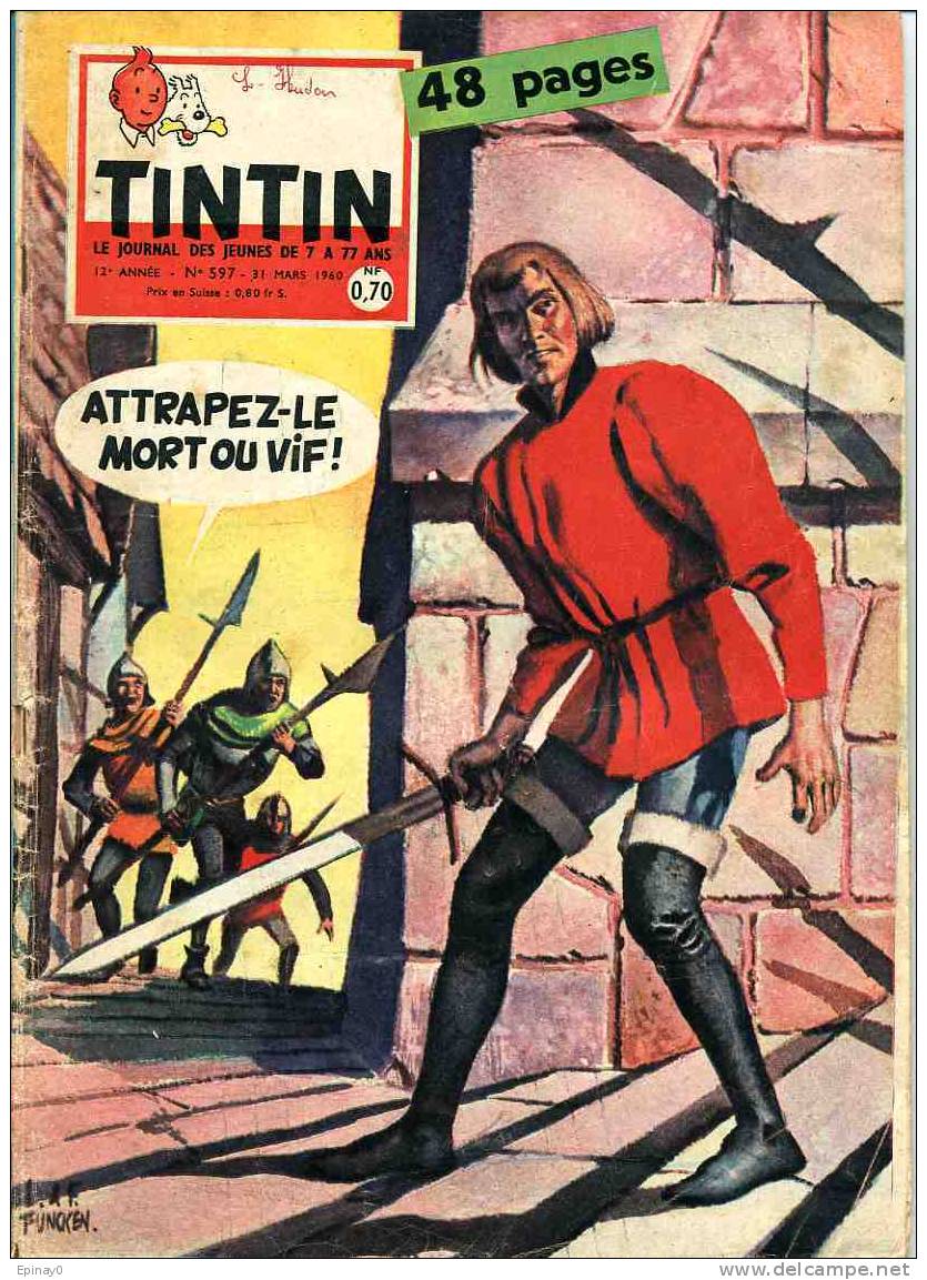 Le Journal De Jeunes TINTIN - Année 1960 - N° 597 - Tintin